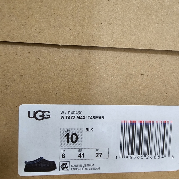 UGG Tazz Maxi Tasman, black, size US 10 - Picture 8 of 11